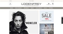 Desktop Screenshot of lodenfrey.com